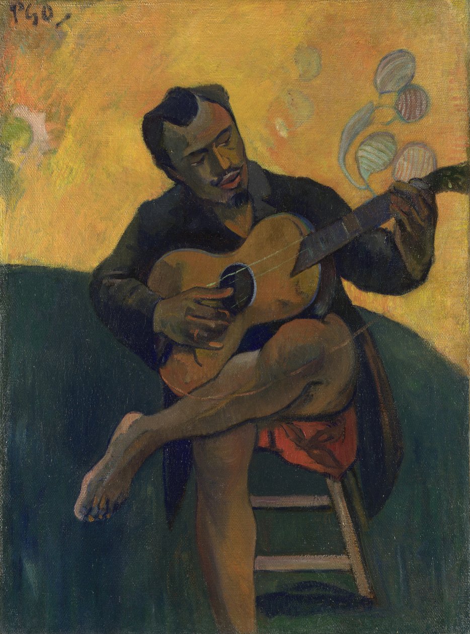 A gitáros, 1894 alkotó: Paul Gauguin