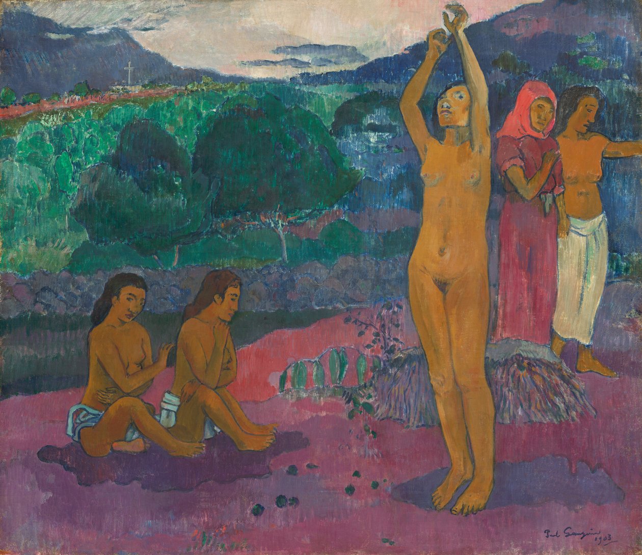 Az invokáció, 1903. alkotó: Paul Gauguin