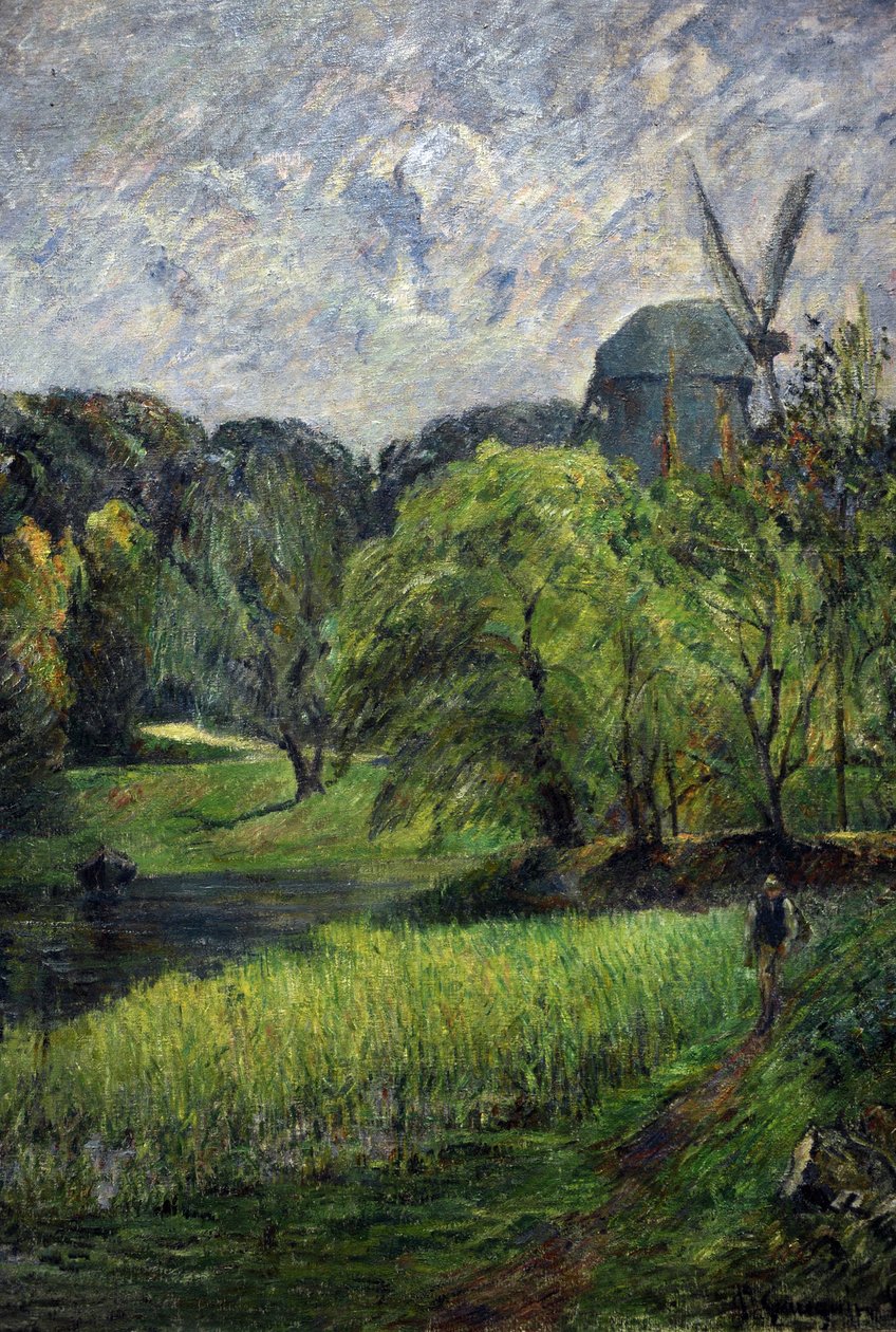 A királynő malma, Østervold Park, 1885 alkotó: Paul Gauguin