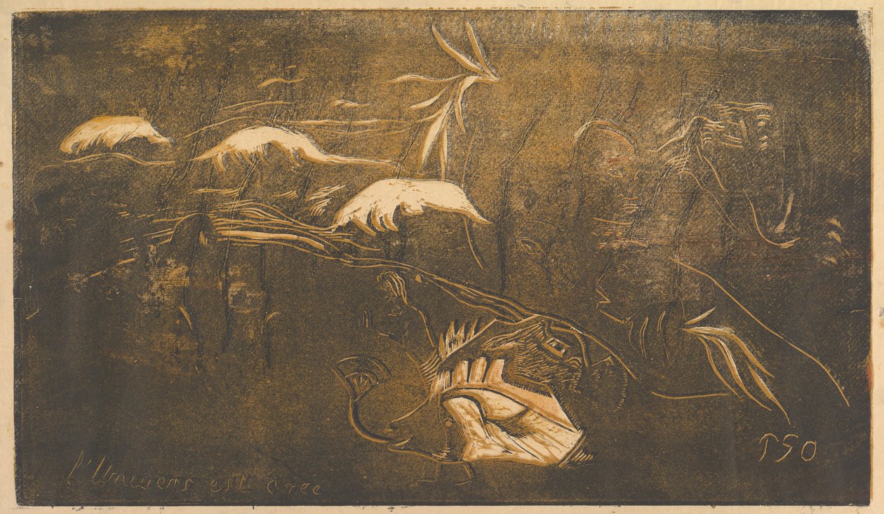 Az Univerzum létrejött, 1893-94. alkotó: Paul Gauguin