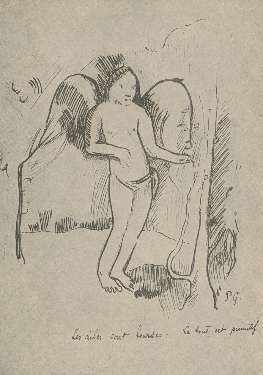 A szárnyak nehezek, 1936 alkotó: Paul Gauguin