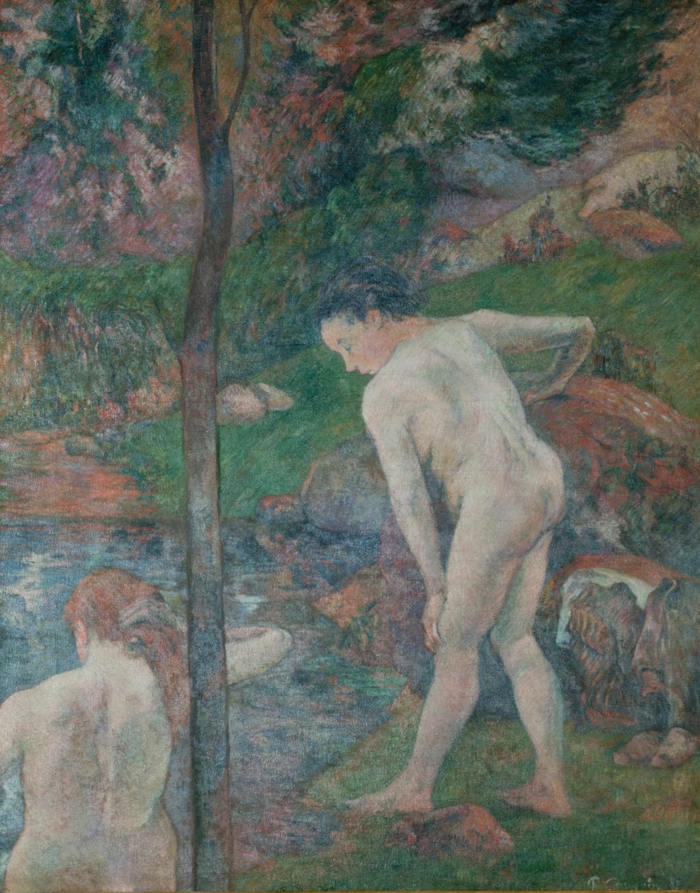A fürdőzők alkotó: Paul Gauguin