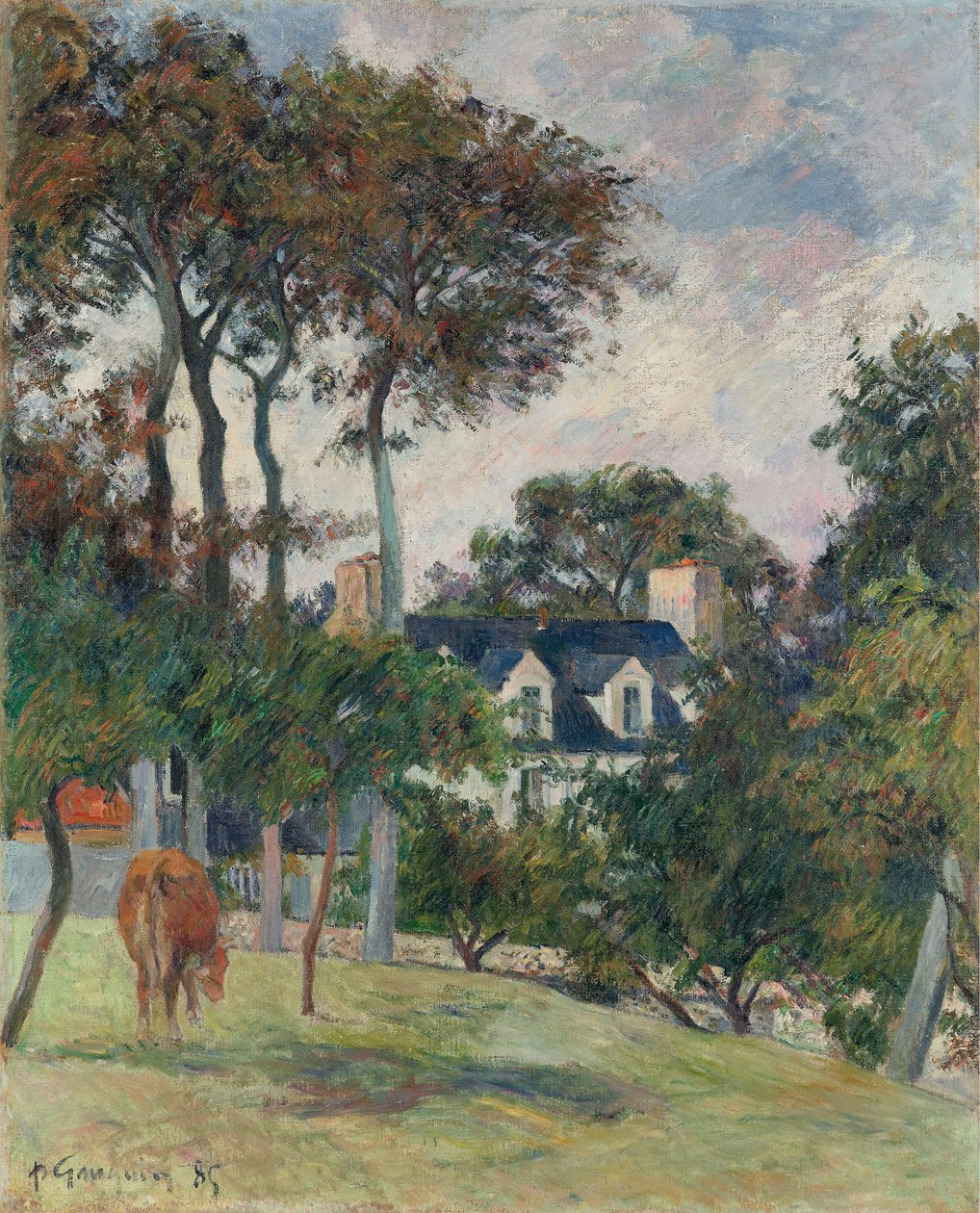 A Fehér Ház, 1885. alkotó: Paul Gauguin