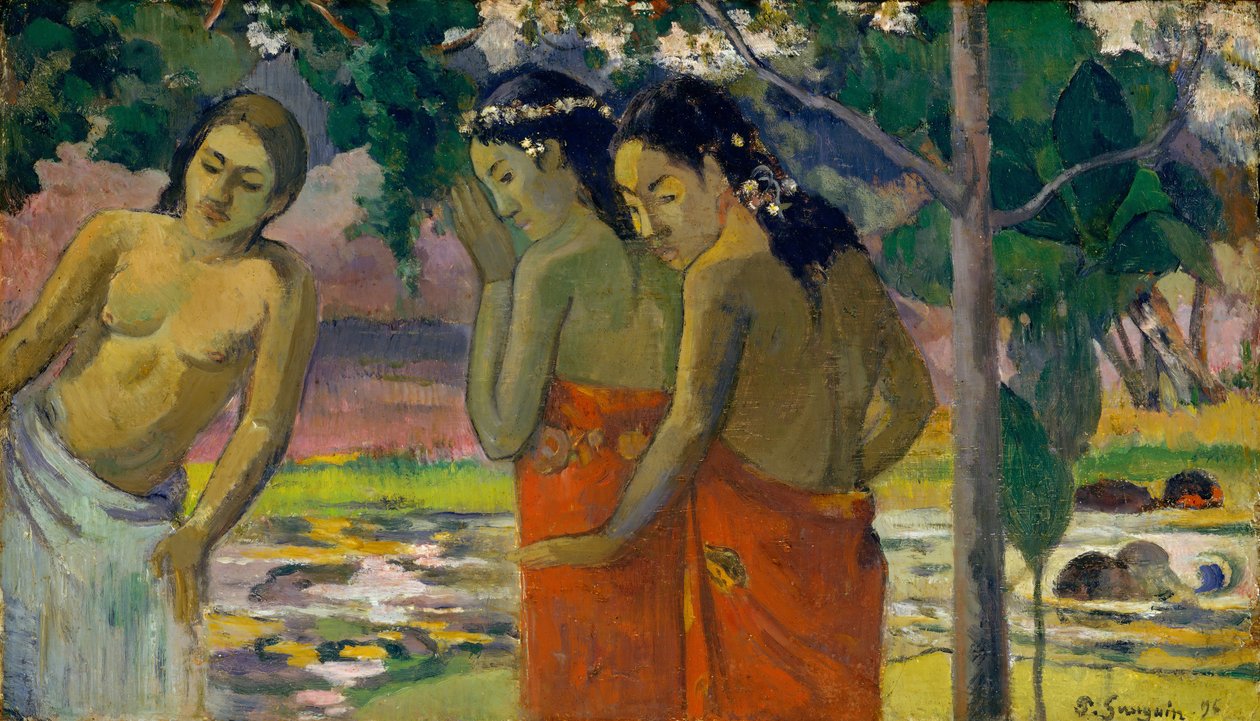 Három tahiti nő, 1896. alkotó: Paul Gauguin