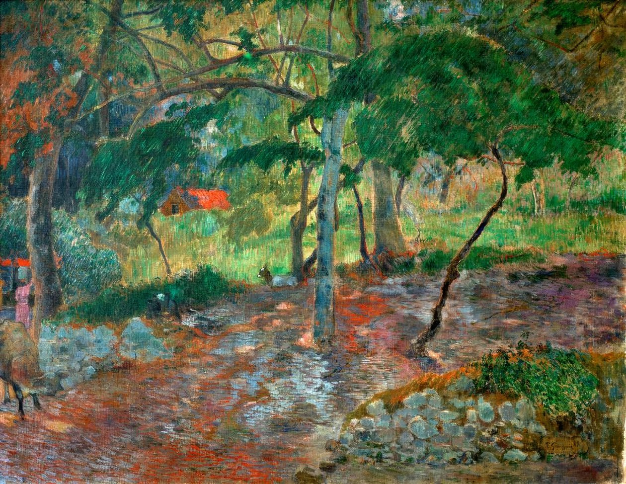 Trópusi táj Martinique-on alkotó: Paul Gauguin