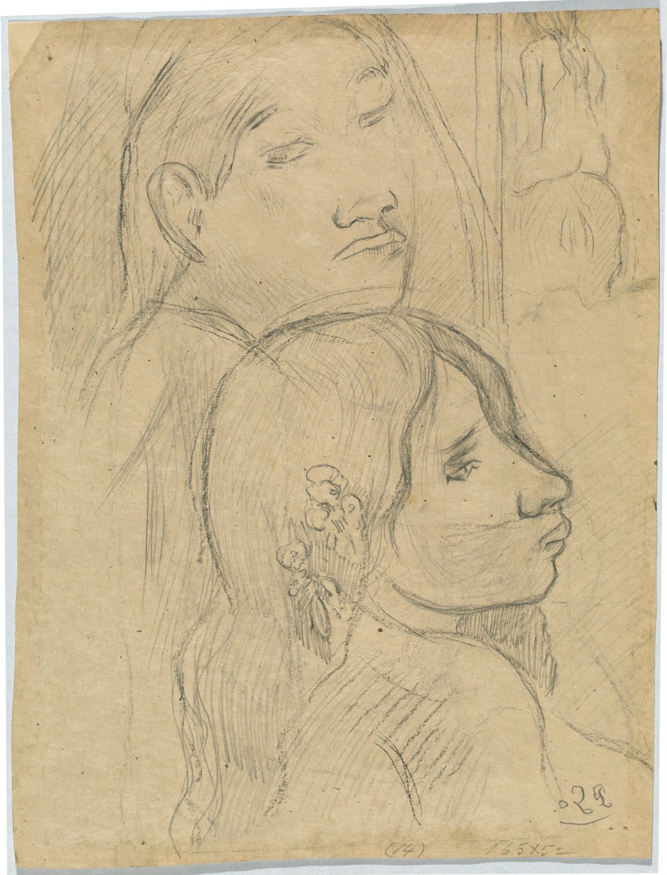Két marquesans [fordítva] alkotó: Paul Gauguin