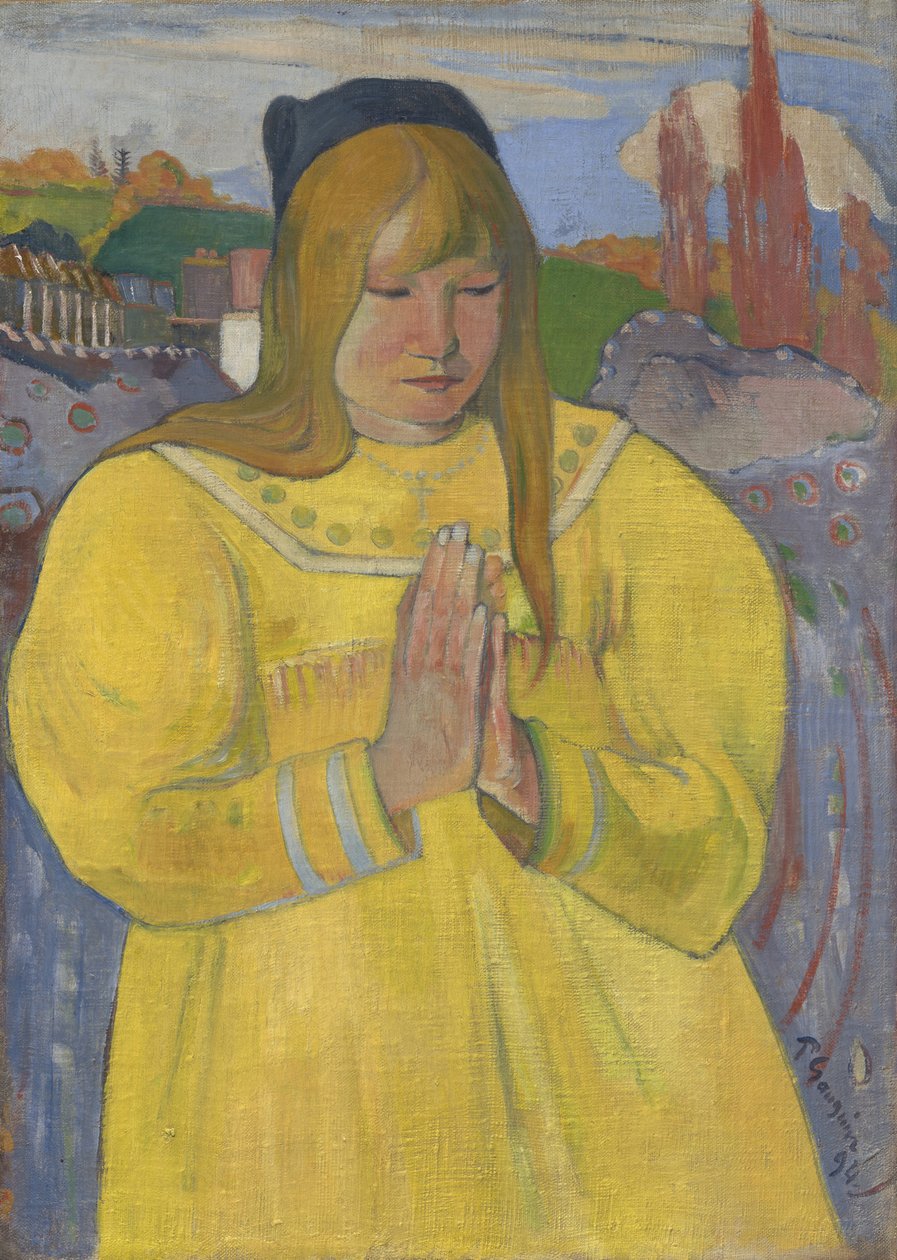 Fiatal keresztény lány, 1894 alkotó: Paul Gauguin