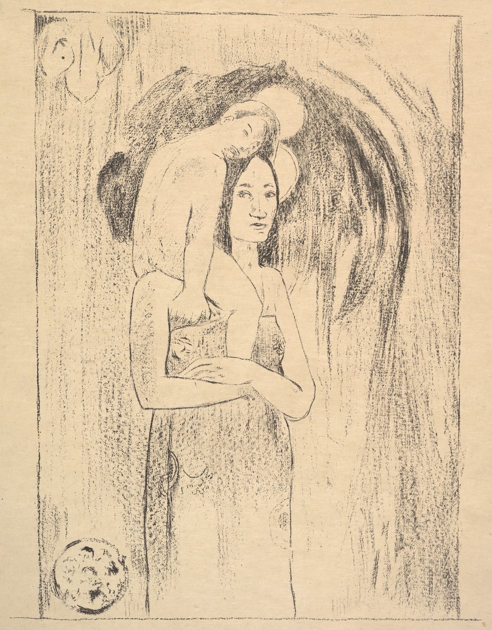 az Orana Maria, 1894-95. alkotó: Paul Gauguin