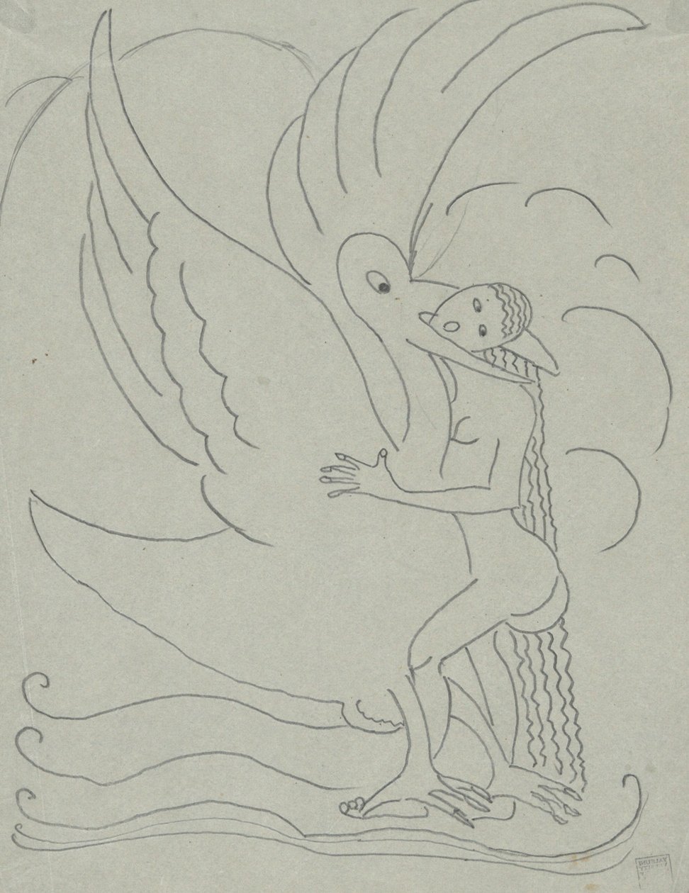 Léda és a hattyú alkotó: Paul Gaulois
