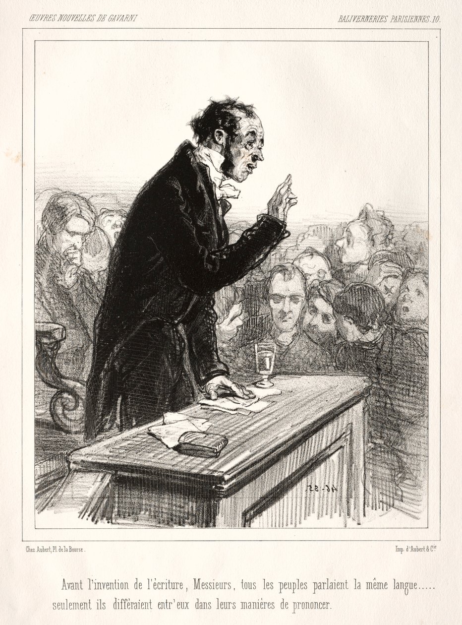 Párizsi hülyeség. alkotó: Paul Gavarni
