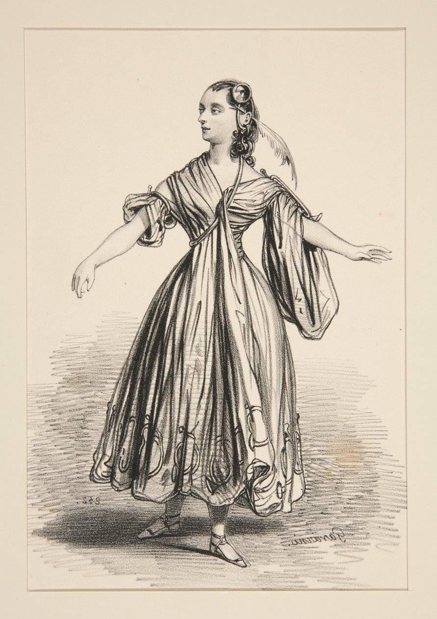 MADEMOISELLE DEJAZET KELLEME. L szerepe alkotó: Paul Gavarni