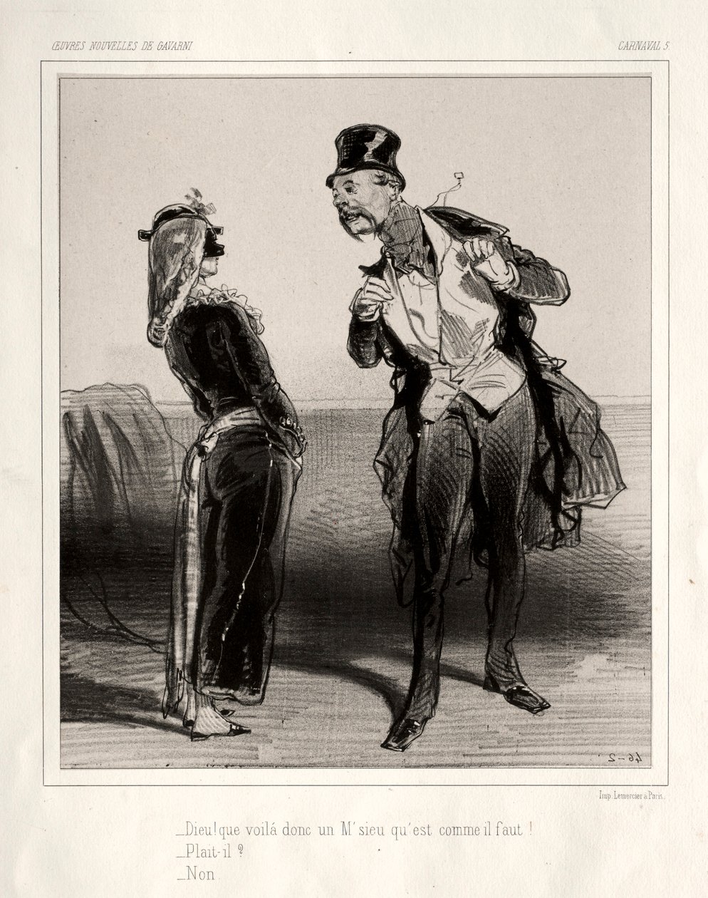 Karnevál. alkotó: Paul Gavarni