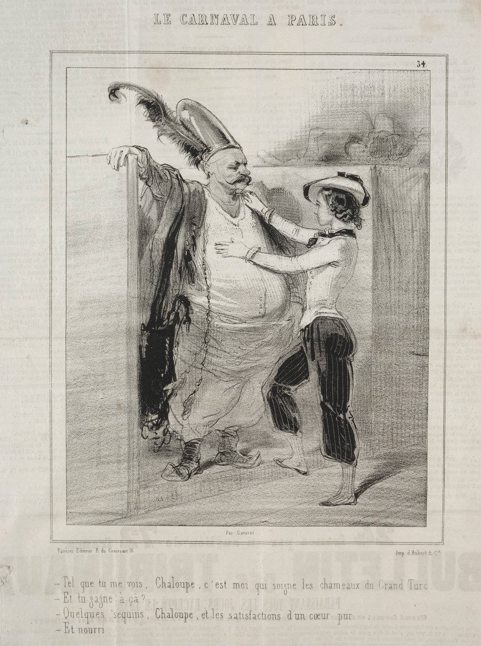 Karnevál, 1841-1843. alkotó: Paul Gavarni