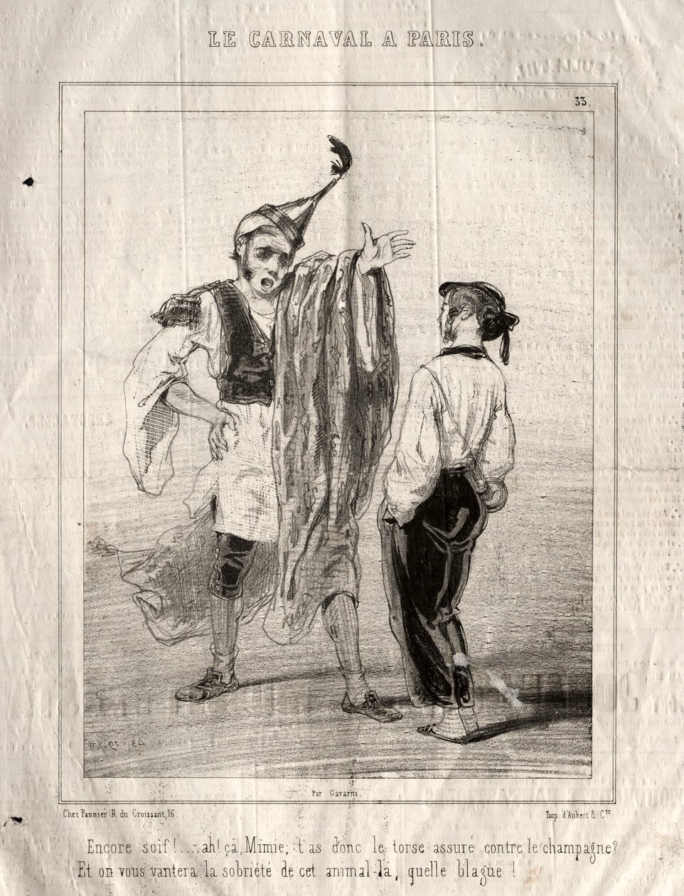 Karnevál, 1841-1843. alkotó: Paul Gavarni