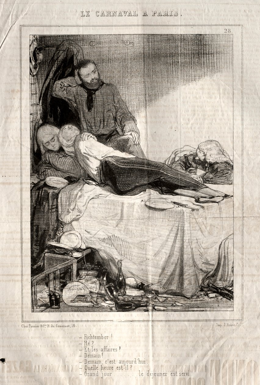 Karnevál, 1841-1843. alkotó: Paul Gavarni