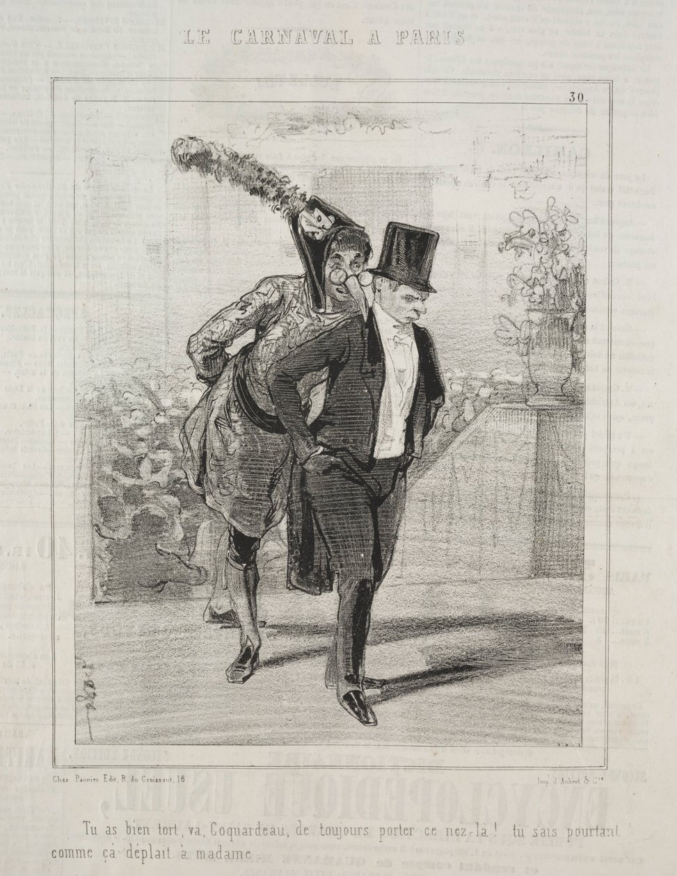 Karnevál, 1841-1843. alkotó: Paul Gavarni