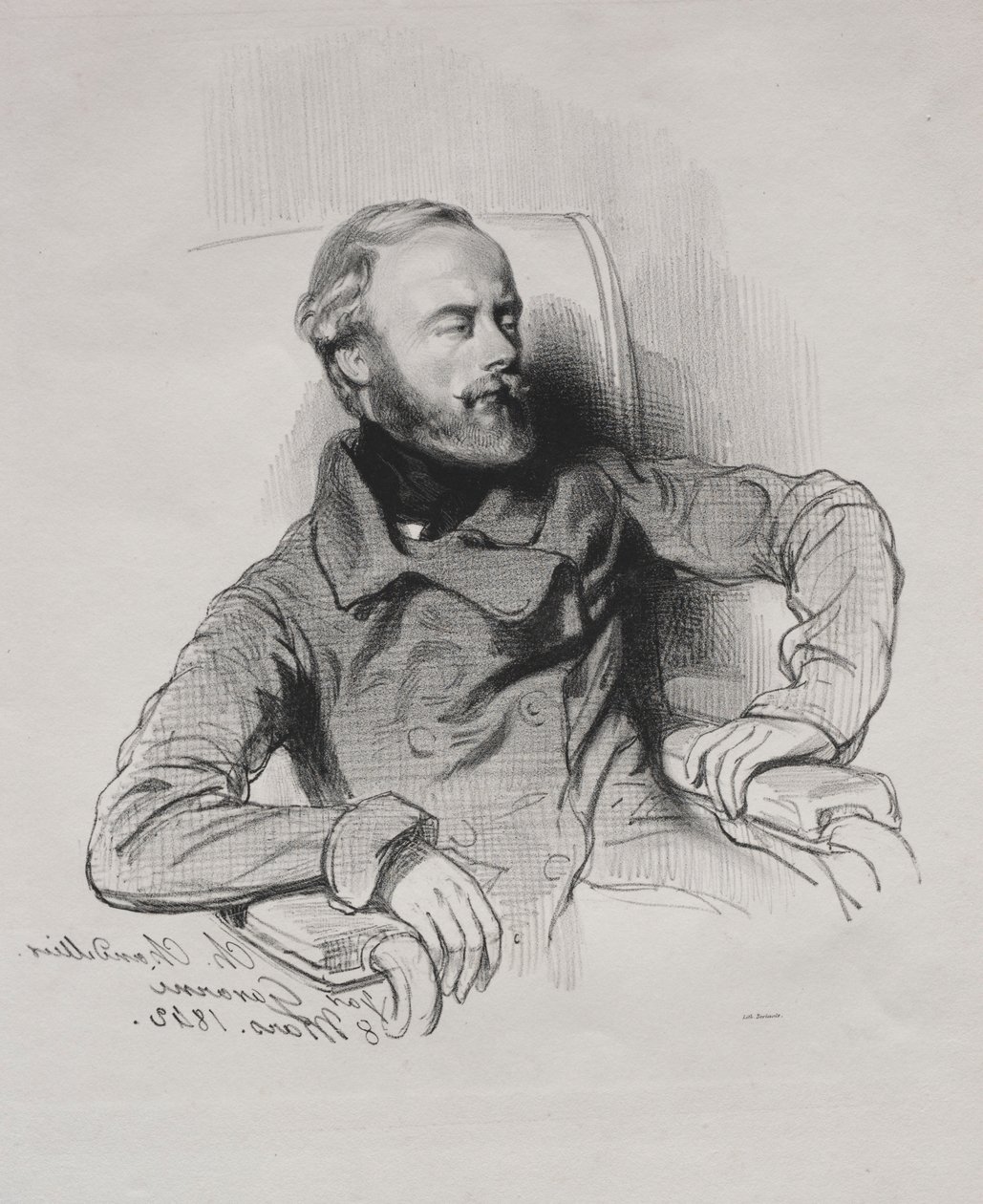 Ch. Chandellier, 1842. alkotó: Paul Gavarni