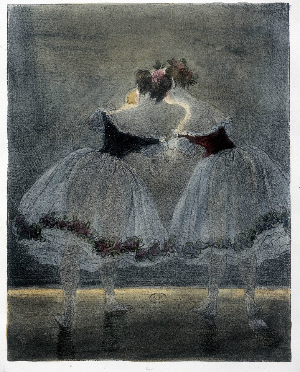Gavarni táncosai - 19. század alkotó: Paul Gavarni