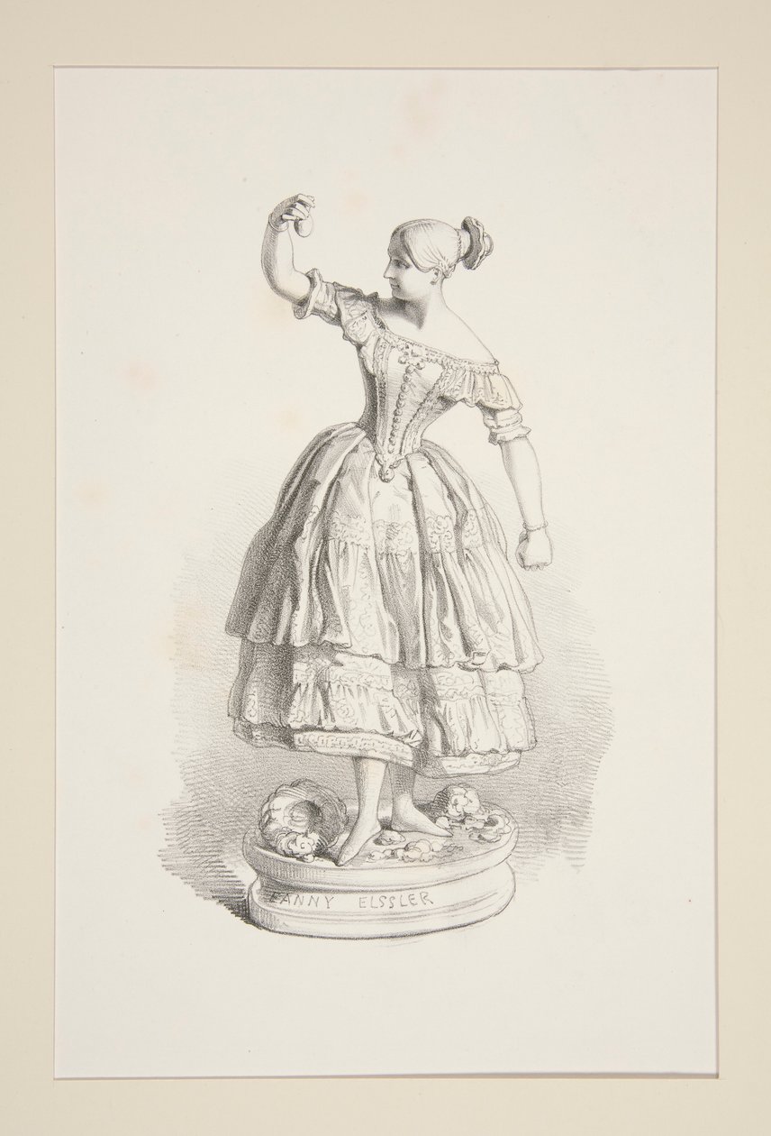 Fanny Elssler. alkotó: Paul Gavarni