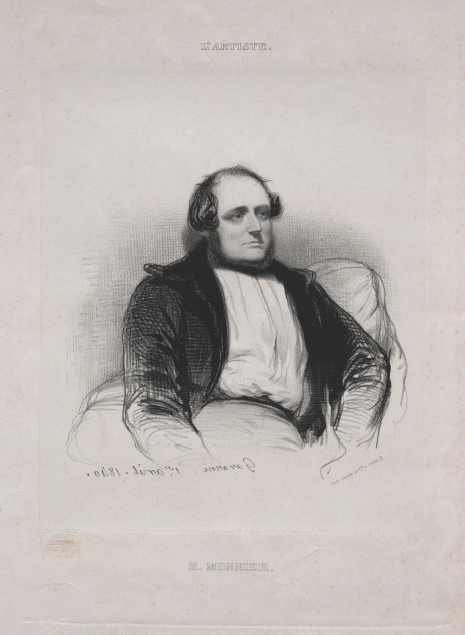 Henry (Bonaventure) Monnier alkotó: Paul Gavarni