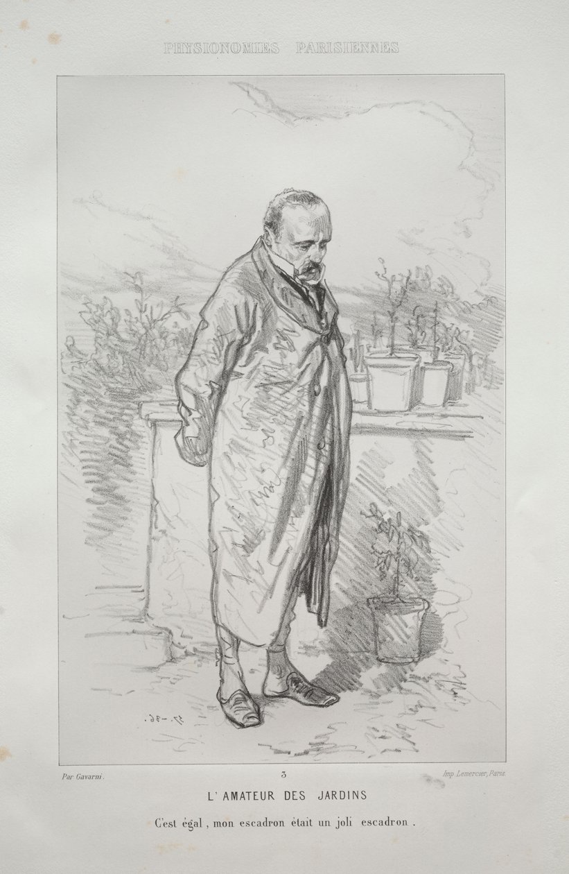 A kert szerelmese alkotó: Paul Gavarni