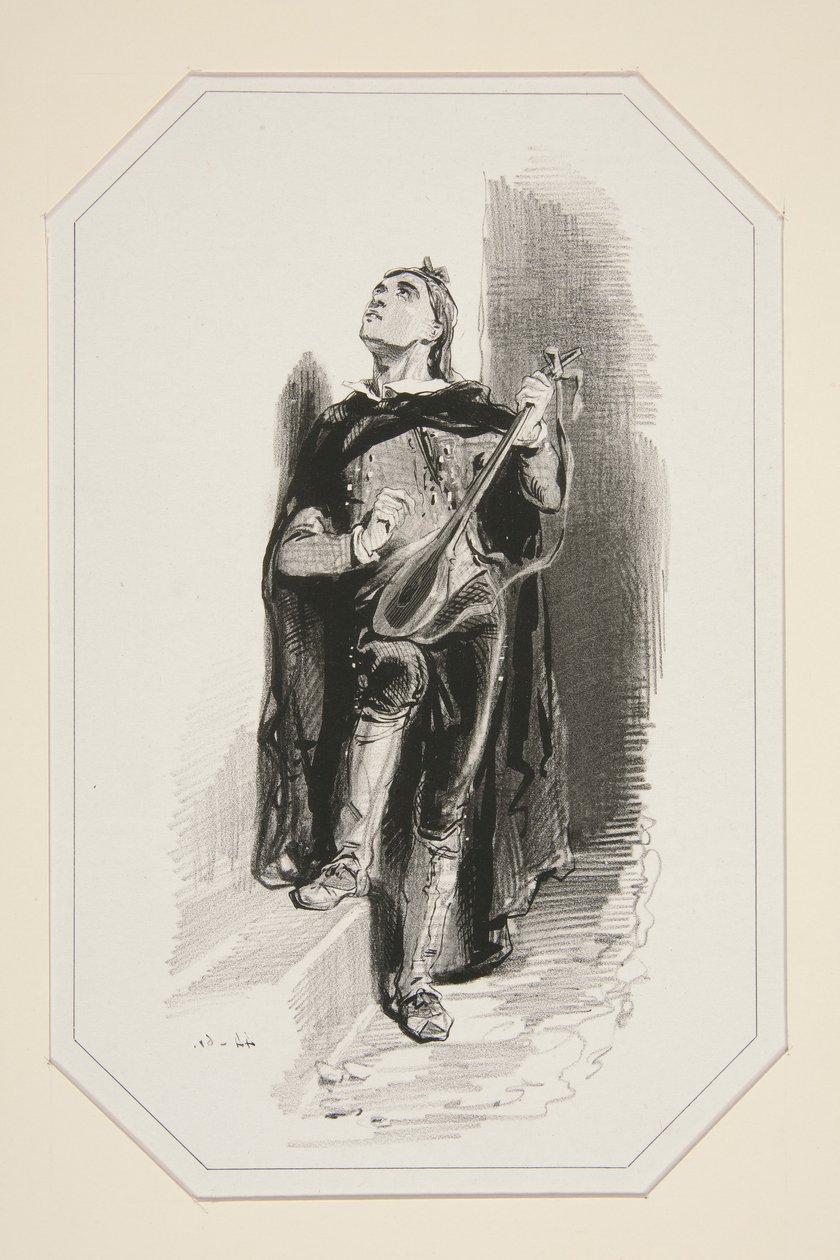 a szerenád alkotó: Paul Gavarni
