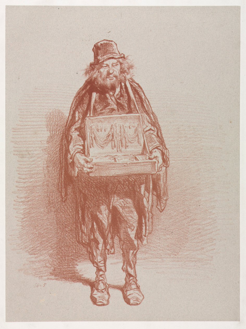 Mercer Ambulant. alkotó: Paul Gavarni