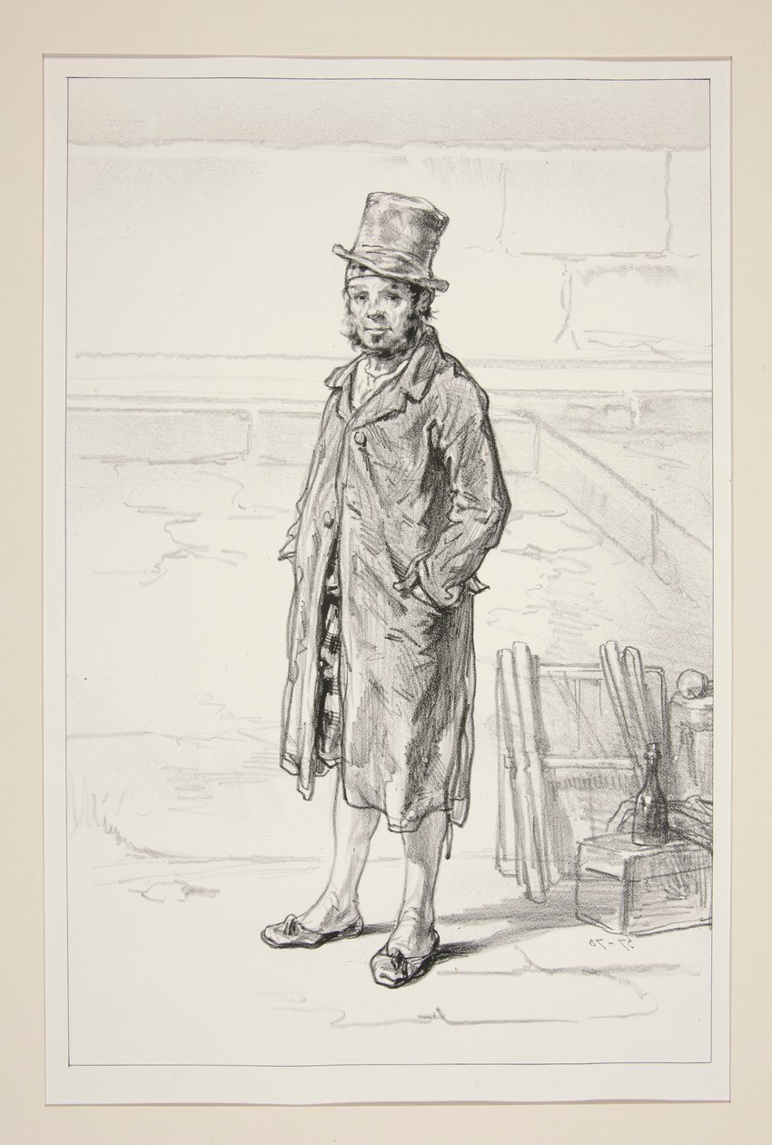 TULAJDONOS Párizsban, rue Dauphine alkotó: Paul Gavarni