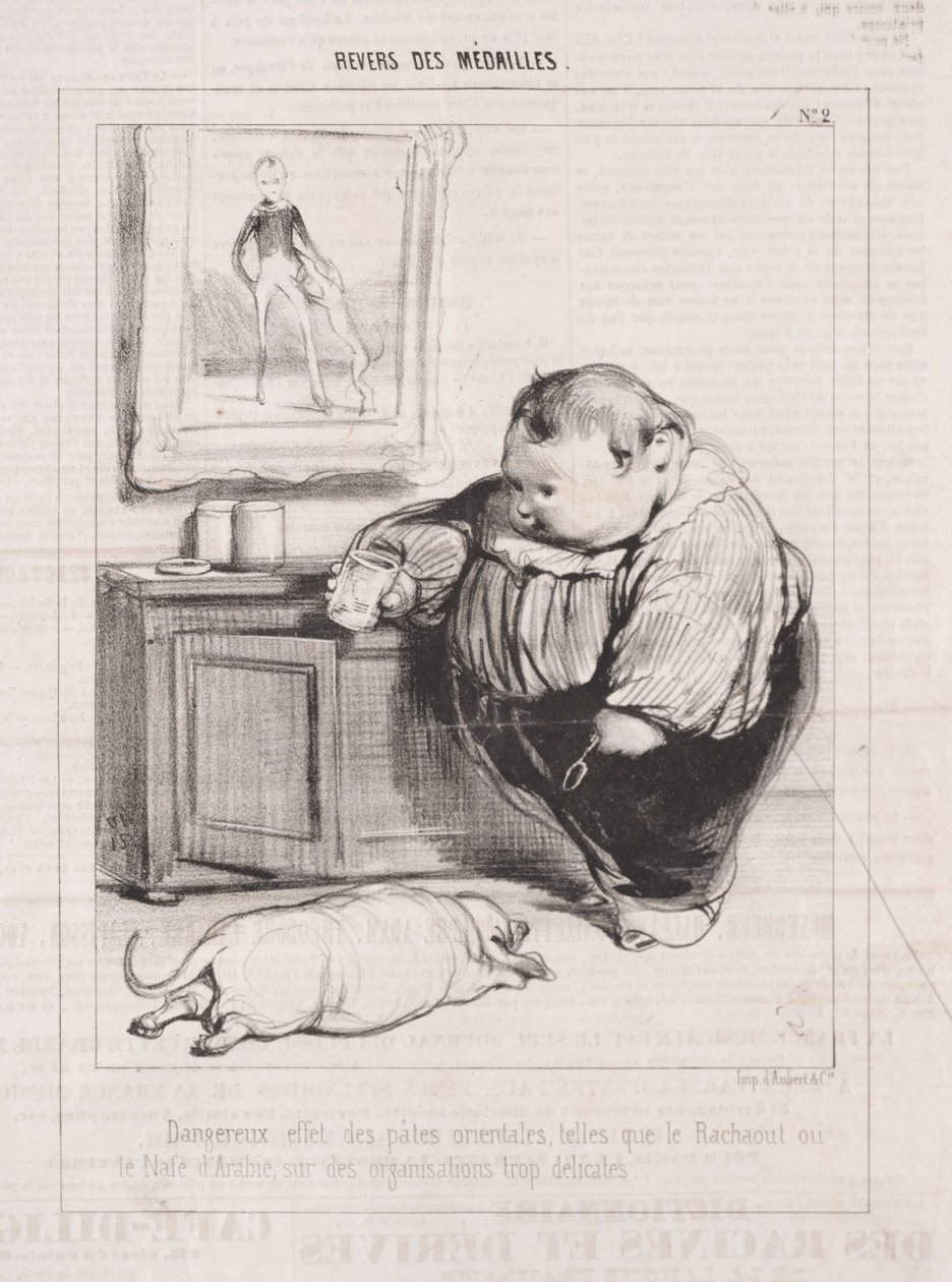 Az érmek hátlapja, 1842. alkotó: Paul Gavarni