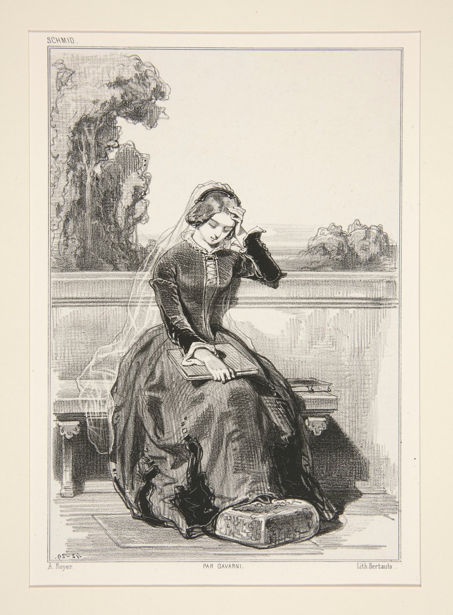 Rose De Tannebourg. alkotó: Paul Gavarni