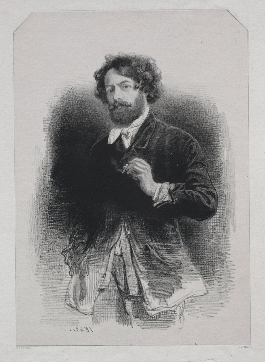 Önarckép alkotó: Paul Gavarni