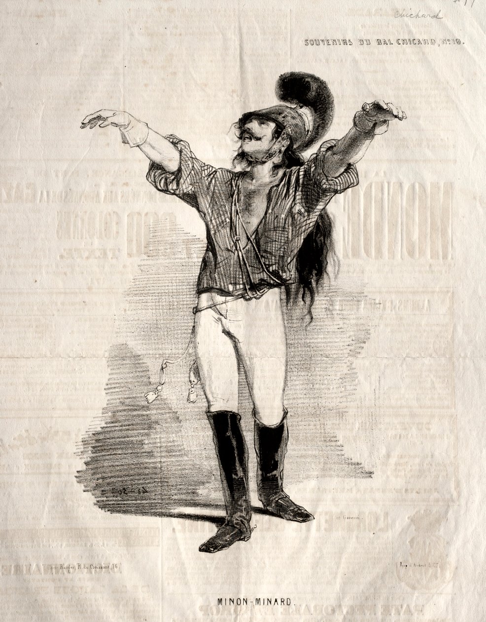 Emlékek a Bal Chicardról: Mignon-Minard alkotó: Paul Gavarni