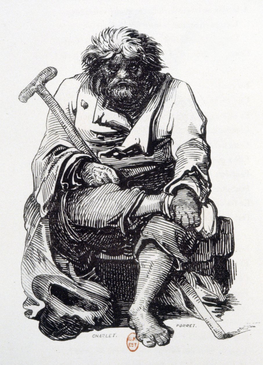 The beggar alkotó: Paul Gavarni