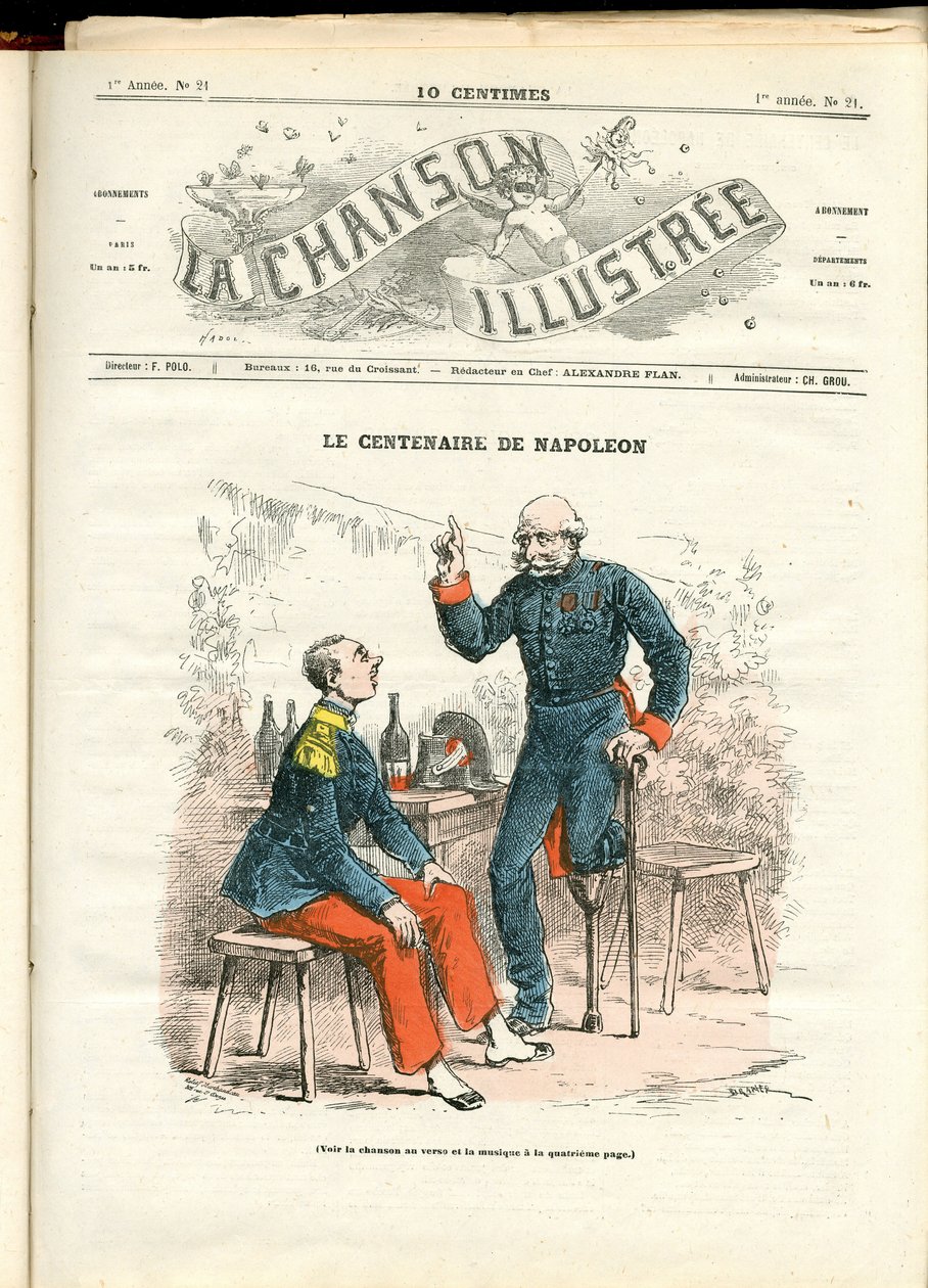 La Chanson illustree (magazin), 21. szám alkotó: Paul Hadol
