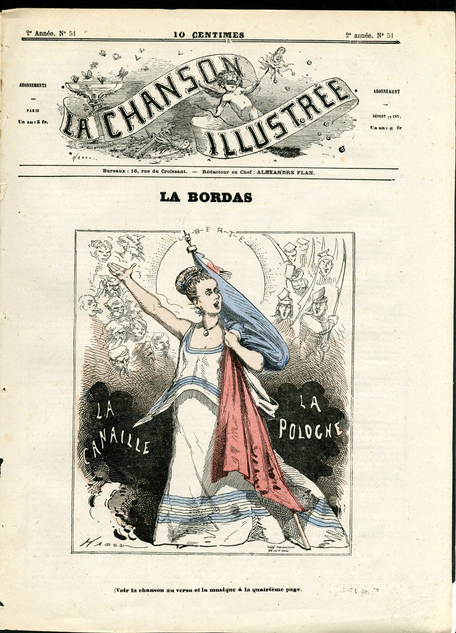 La Chanson illustree (magazin), 51. szám alkotó: Paul Hadol