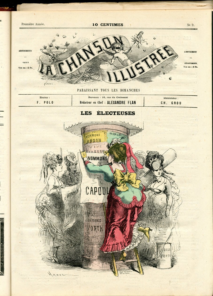 La Chanson illustree (magazin), 9. szám alkotó: Paul Hadol