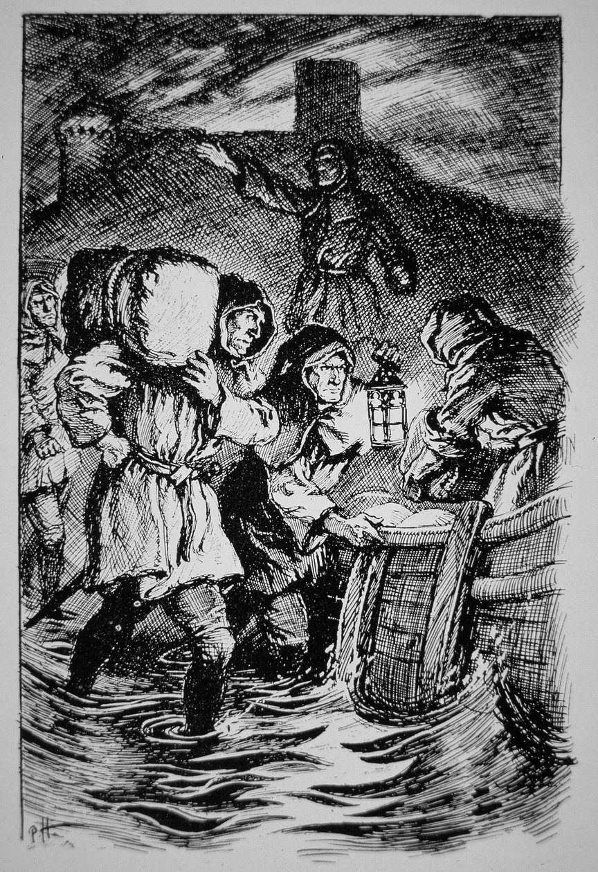 "The Owlers" (litho) alkotó: Paul Hardy