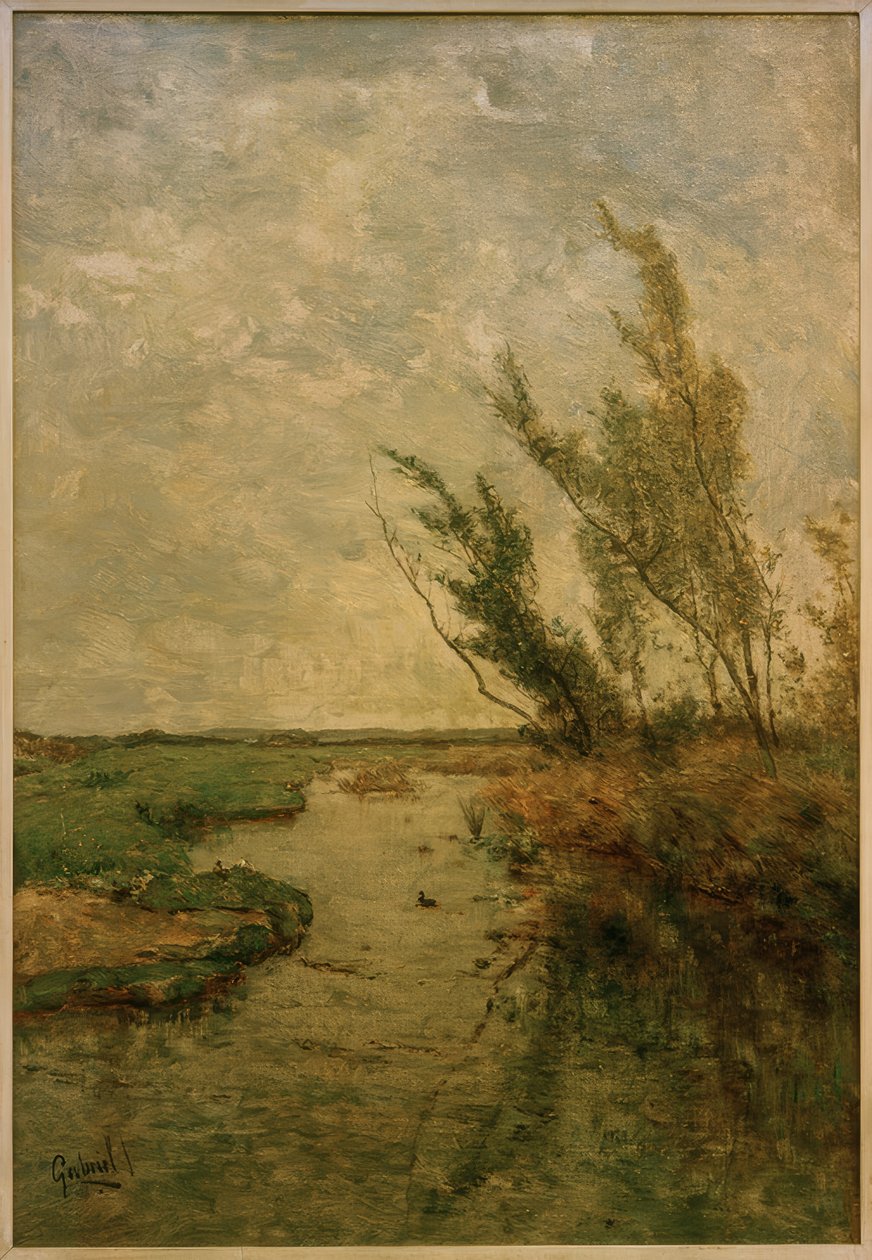 Polderlandschaft alkotó: Paul Joseph Constantin Gabriel