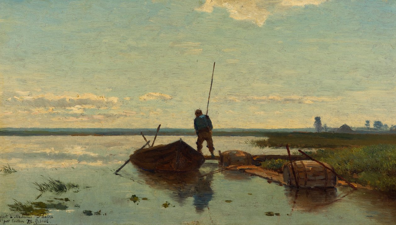 Polder táj alkotó: Paul Joseph Constantin Gabriel