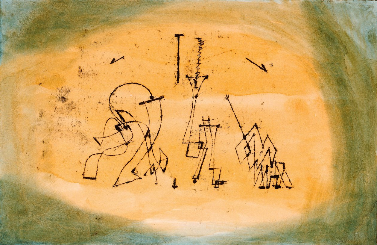 Absztrakt trió, 1923 alkotó: Paul Klee