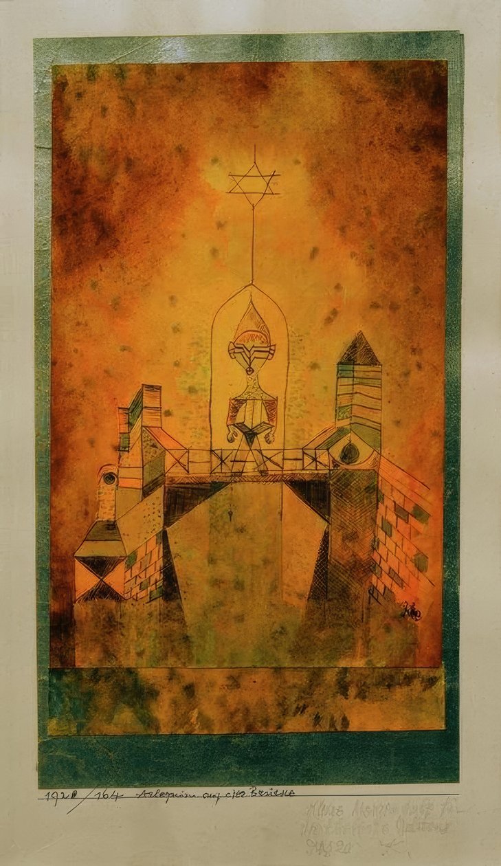 Arlequin a hídon alkotó: Paul Klee