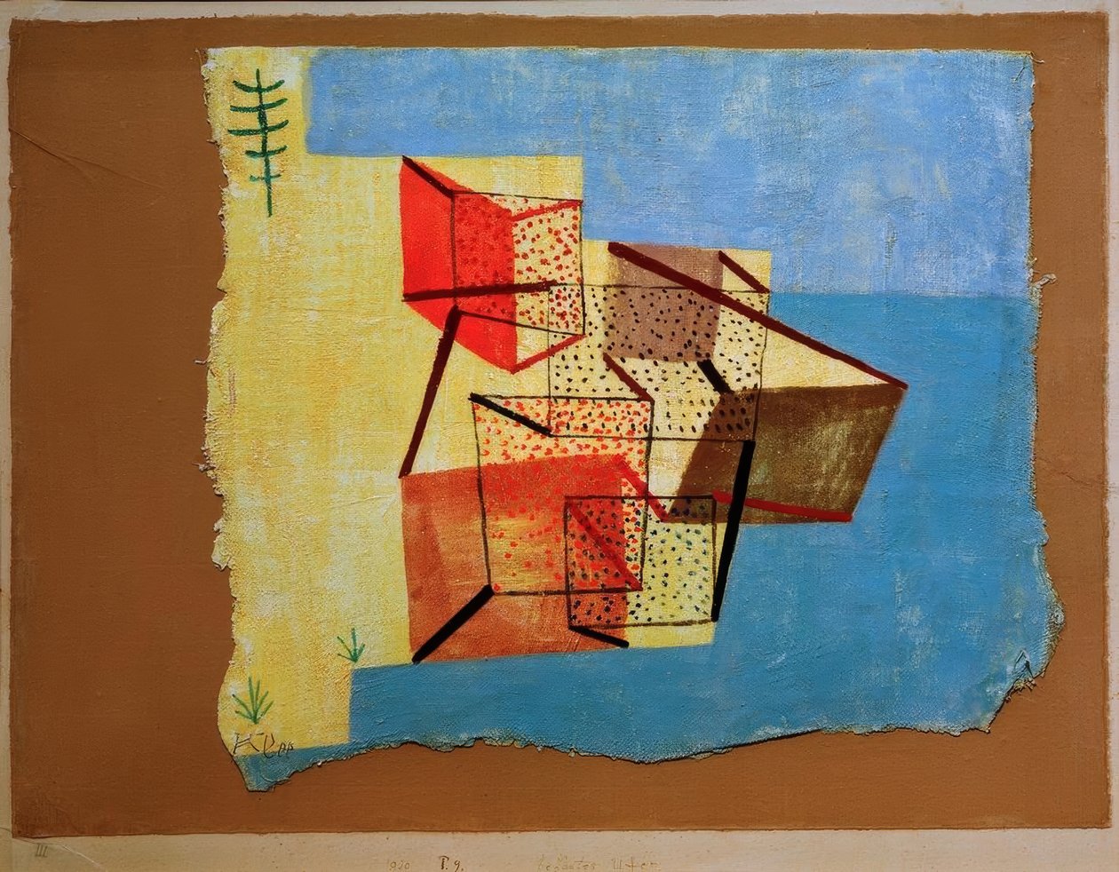 Kiépített part alkotó: Paul Klee