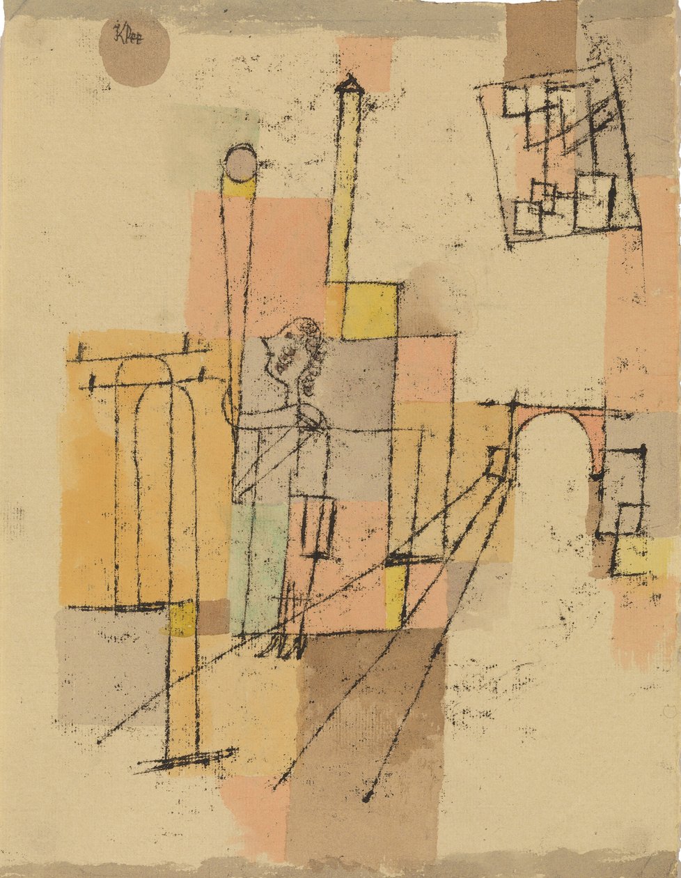 Az ünnep előtt, 1920. alkotó: Paul Klee