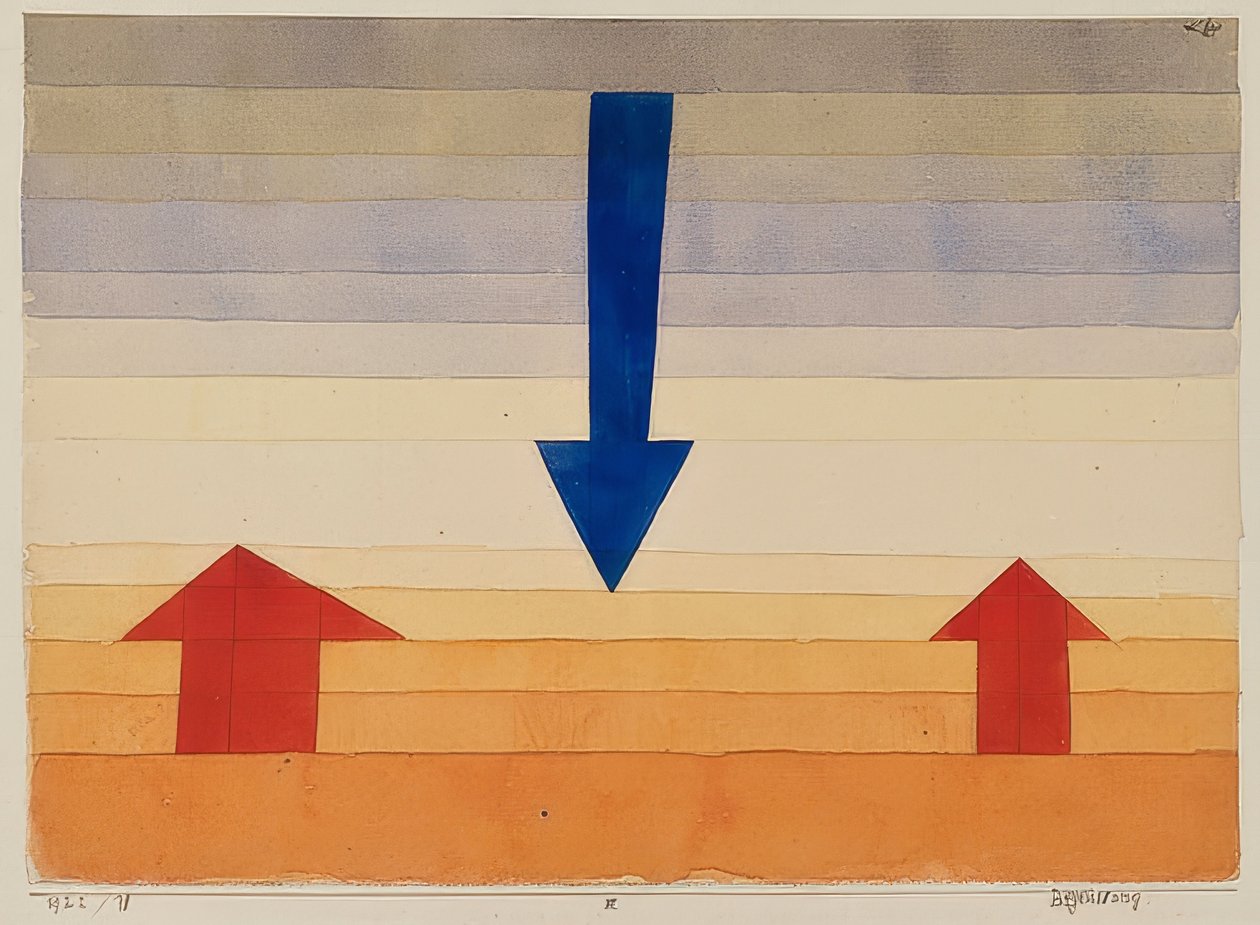 Üdvözlet. 1922 alkotó: Paul Klee