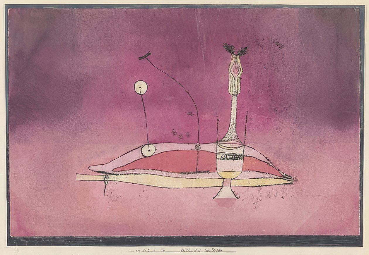 Kép a budoárból. 1922, 14 alkotó: Paul Klee