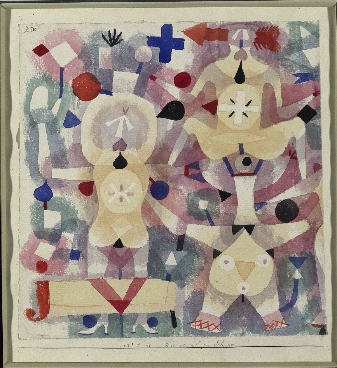 Karnevál a hóban alkotó: Paul Klee