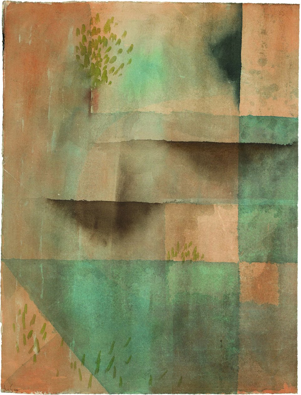 Die Mauer A fal, 1929. alkotó: Paul Klee