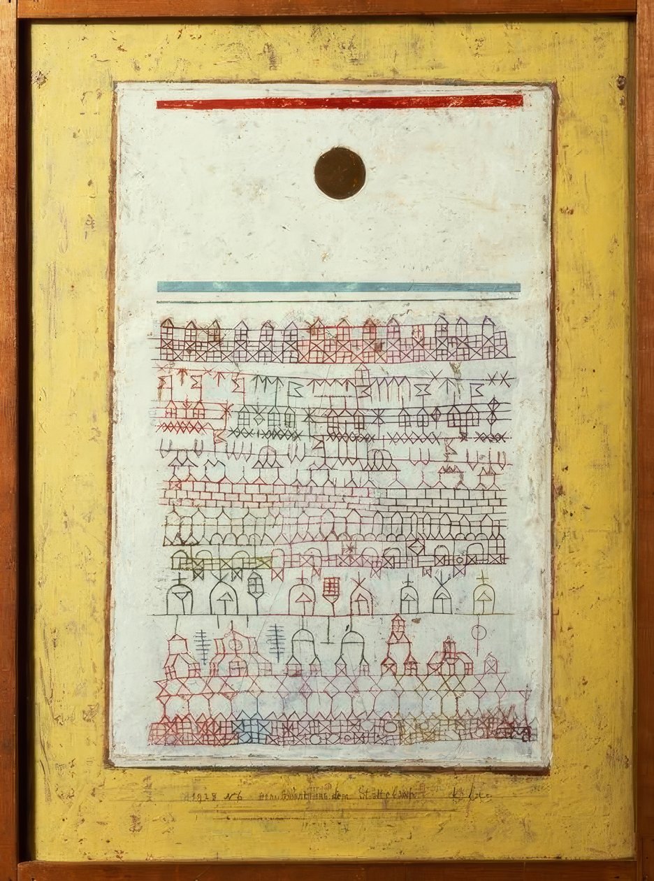 Egy lap a városkönyvből alkotó: Paul Klee