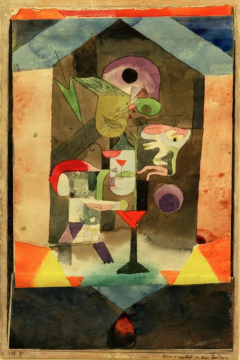 Emlékkép egy fogantatásról alkotó: Paul Klee