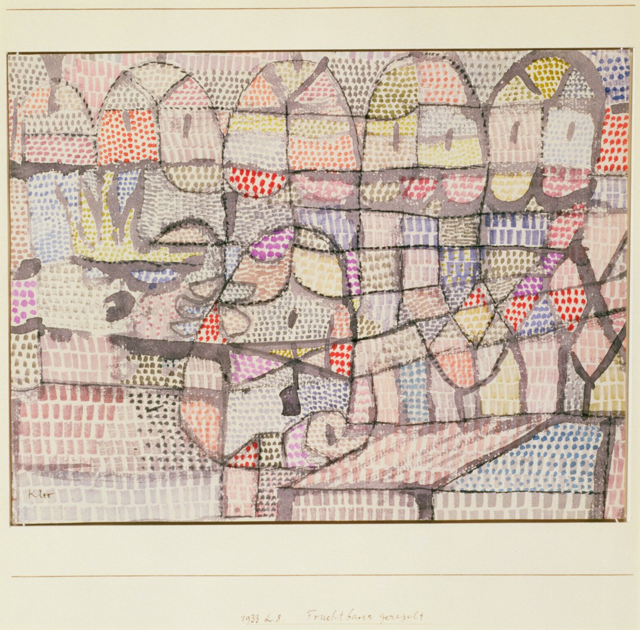 Termékeny kút Rendezett alkotó: Paul Klee